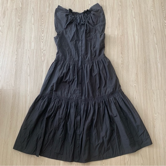 Brochu walker Santori cotton tiered midi dress nwot - Picture 5 of 6